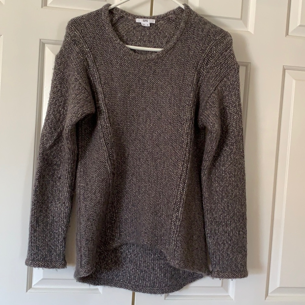 Helmet 50% alpaca and wool shirt